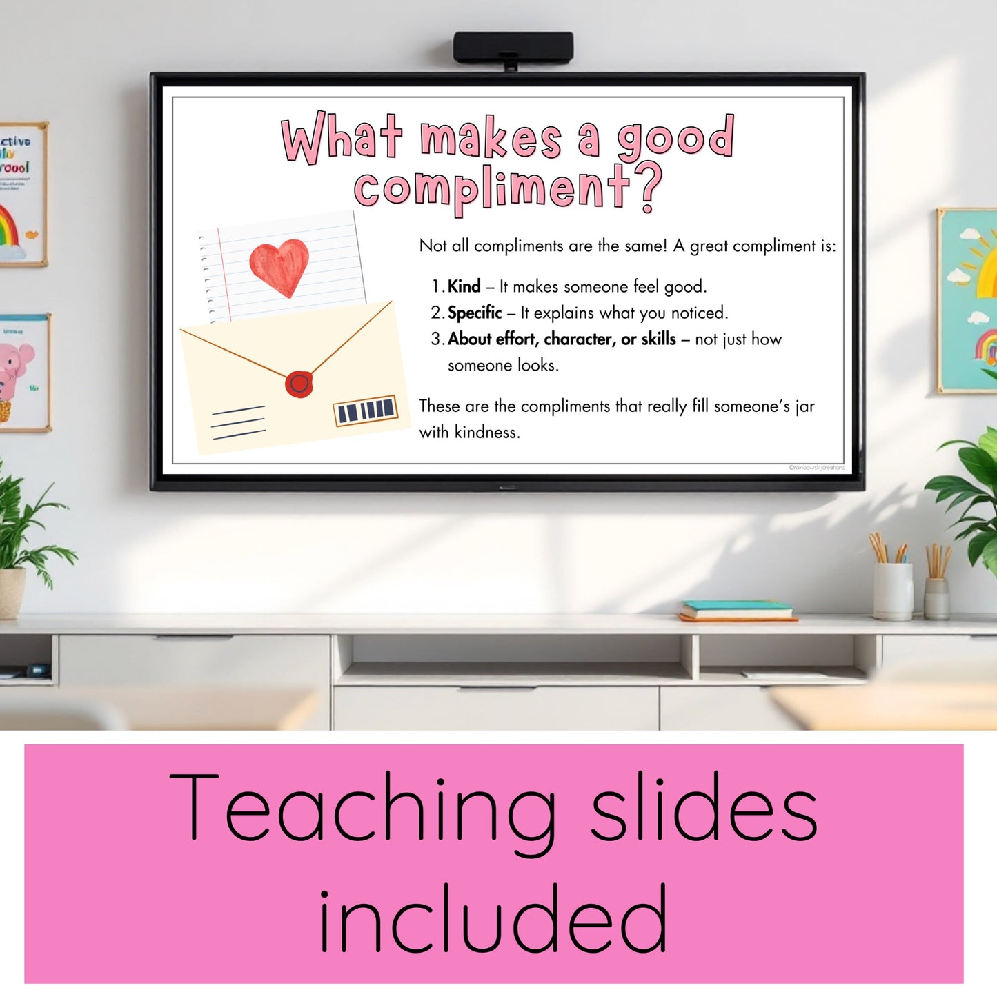 Valentine Kindness Activity / Valentine's Day Craft / Compliment Jar