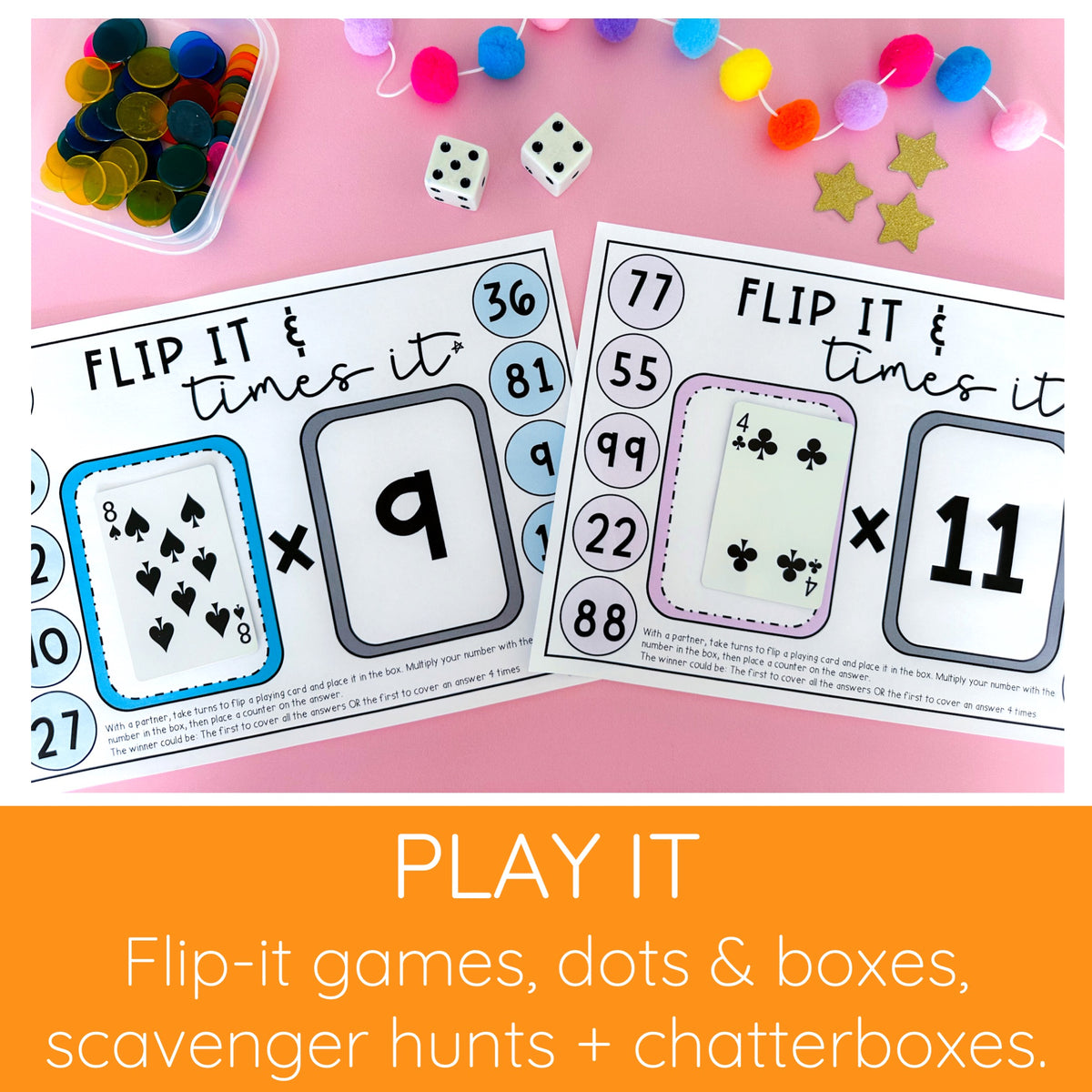 Grades 3 - 4 Math Essentials Mega Bundle - Games & Hands-on Activities