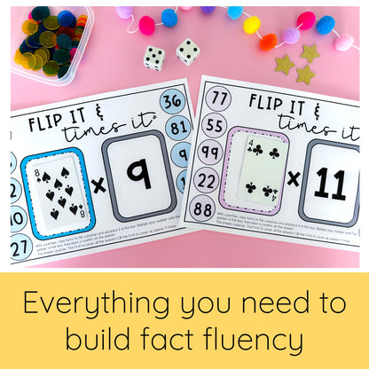 Multiplication and Division MEGA BUNDLE - Times Table Games + Fact Fluency