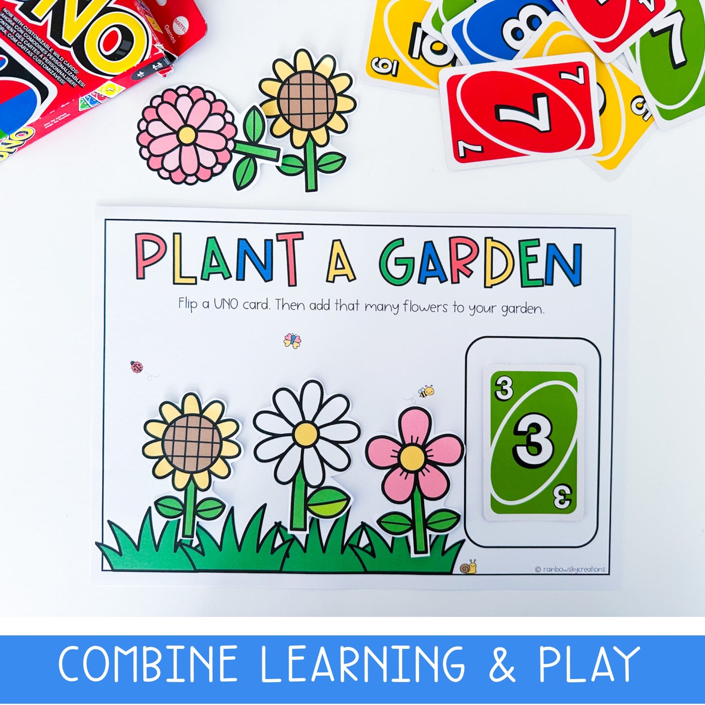 UNO Math Games BUNDLE - Preschool (Versions 1 &2)