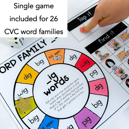 CVC & CVCe Game BUNDLE | Reading Group | Spelling Games