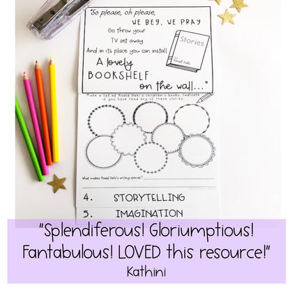 Roald Dahl Day BUNDLE | Author Roald Dahl Activities