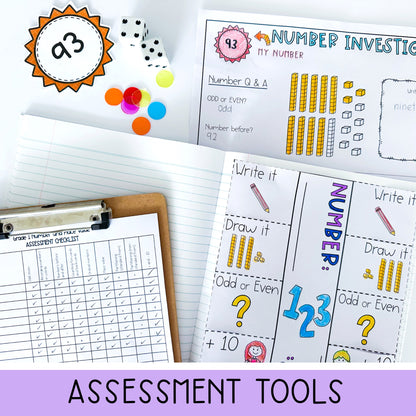 1st Grade Number Sense Math Centers / Hands-on Place Value activities