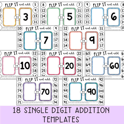 Flip It Fluency Games BUNDLE - Addition, Subtraction, Multiplication & Division