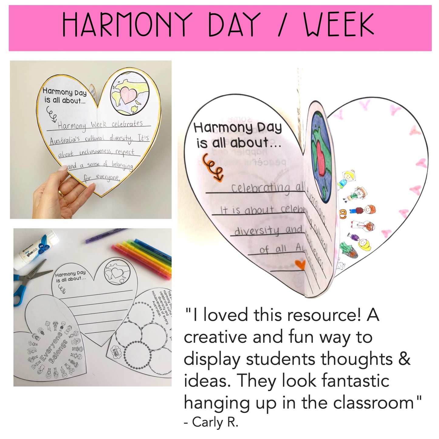 3D Seasonal Craft BUNDLE Year Long Bulletin Board Activities - Writing Activities