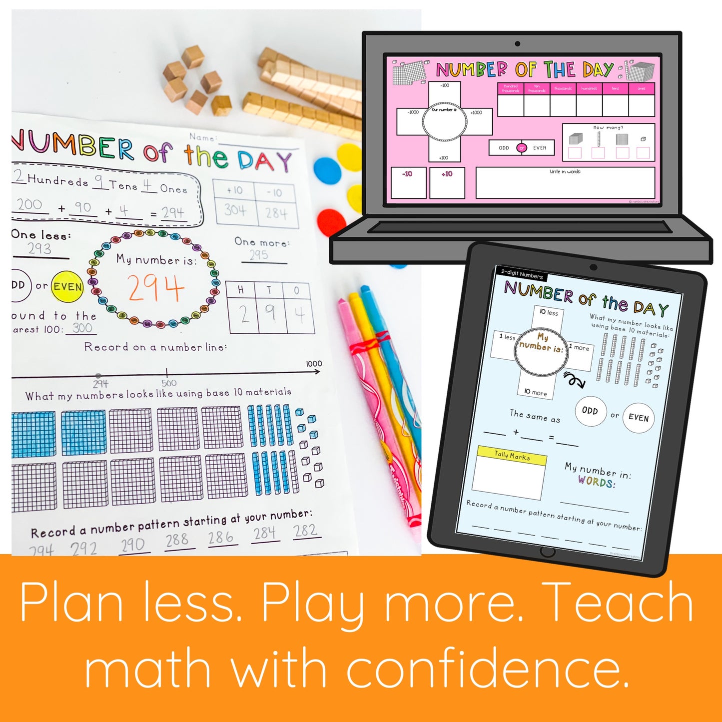Grades 3 - 4 Math Essentials Mega Bundle - Games & Hands-on Activities