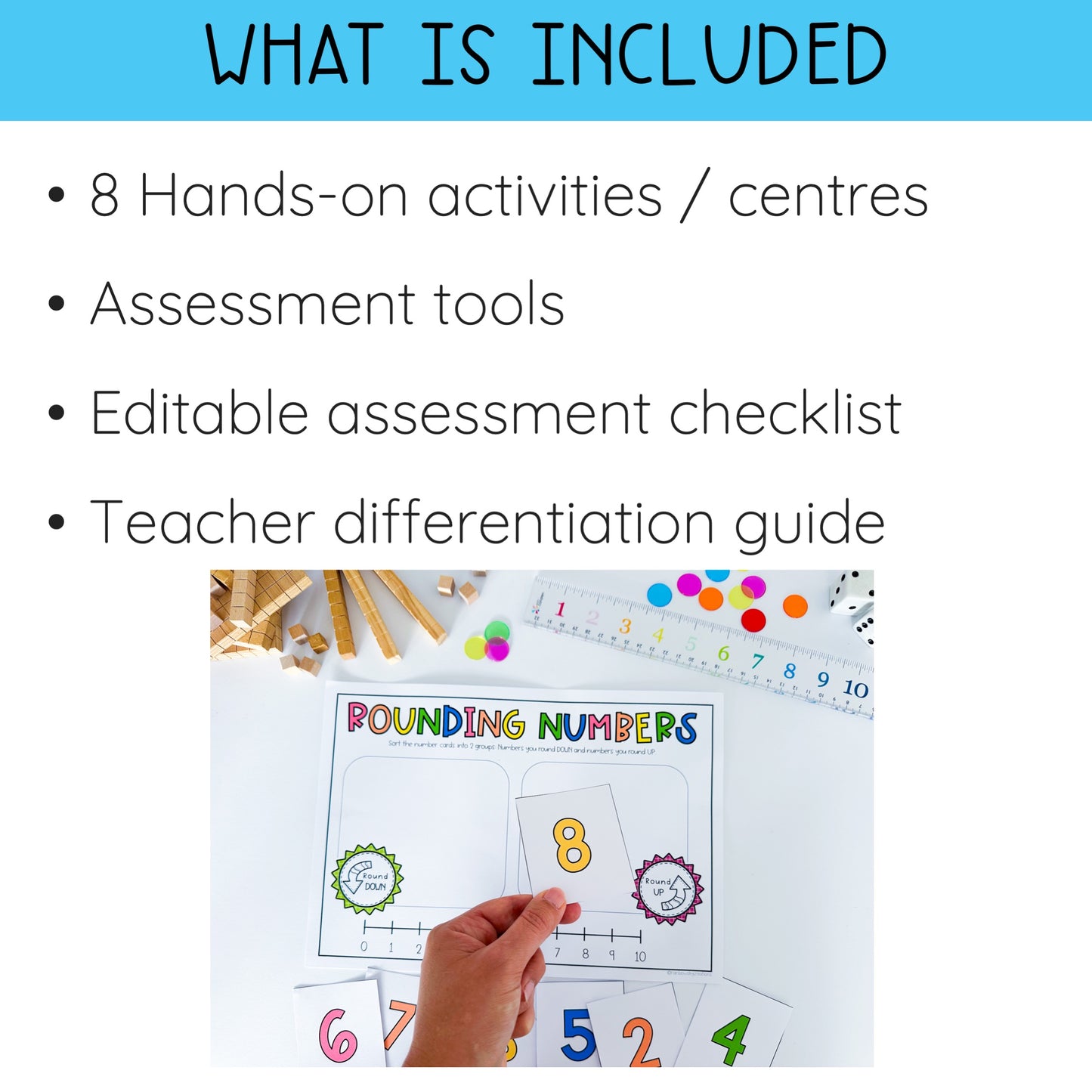 2nd Grade Number Sense Math Centers / Hands-on Place Value Activities