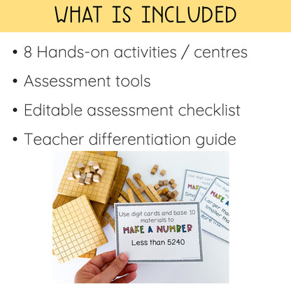 Hands-on Place Value Activities / Third and Fourth Grade Number Sense Activities