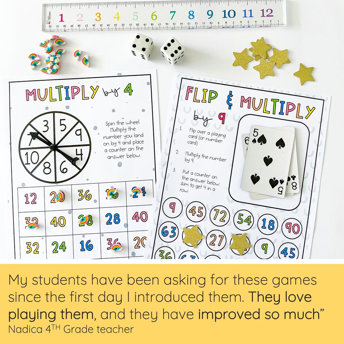 Multiplication and Division MEGA BUNDLE - Times Table Games + Fact Fluency