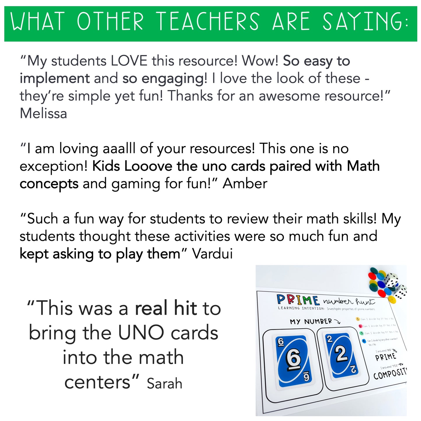 UNO Card Games - Grades 5-6 (VERSION 1)