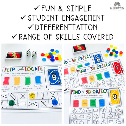 UNO Card Games BUNDLE | Kindergarten - Grade 6 [VERSION 3]