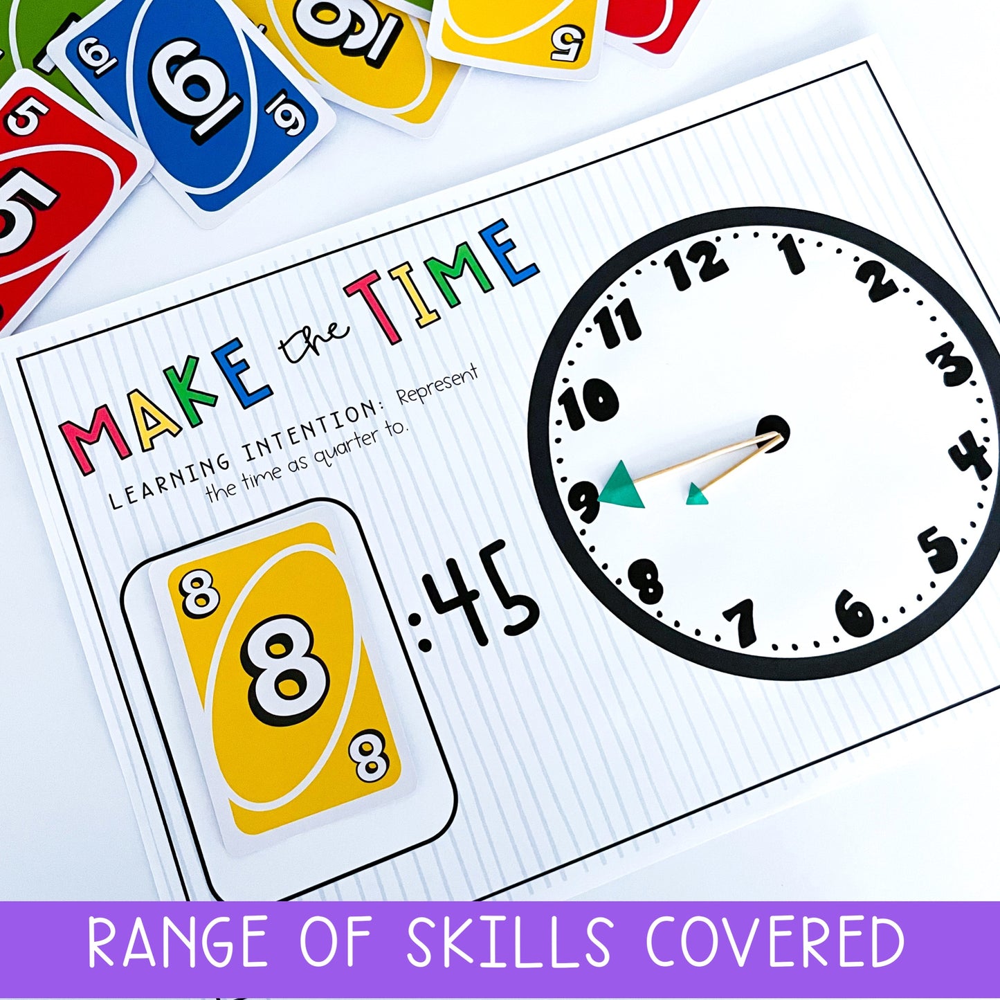 UNO Math Games BUNDLE - Grades 1-2 (Versions 1,2,3 & 4)