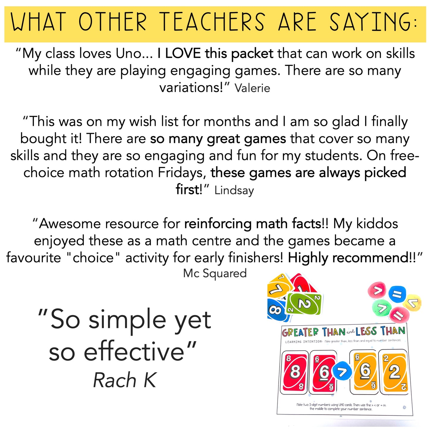 UNO Card Games - Grades 3-4 (VERSION 1)
