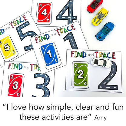 UNO Math Games BUNDLE - Preschool (Versions 1 &2)