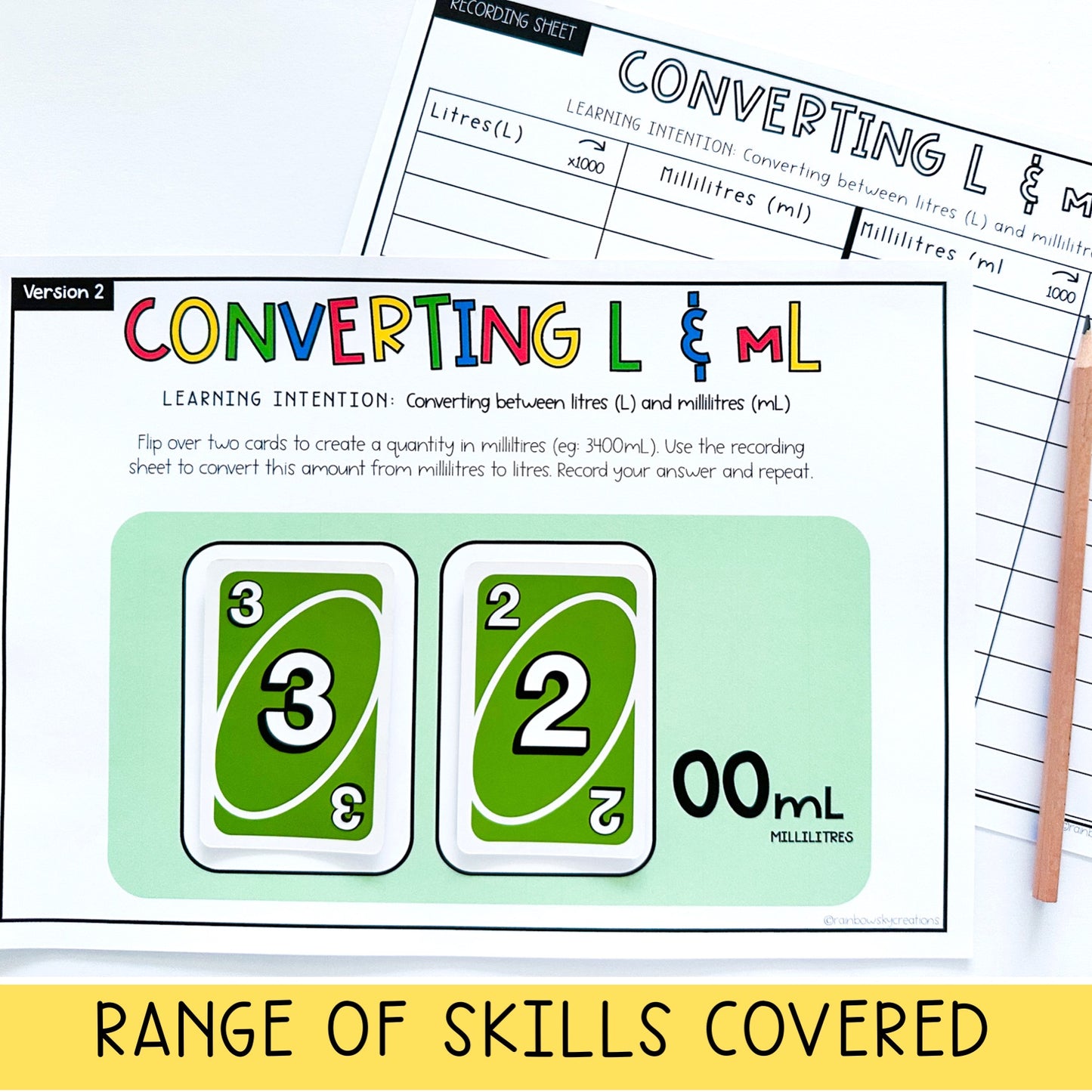 Uno Math Games BUNDLE - Grades 3-4 (Versions 1,2,3 & 4)