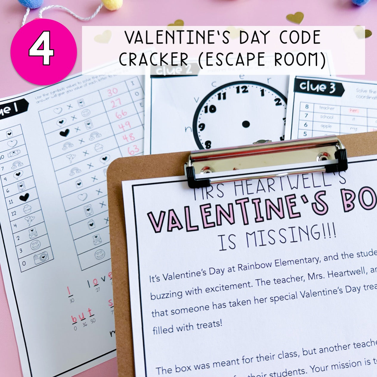 Valentine's Math BUNDLE | February Math Centres