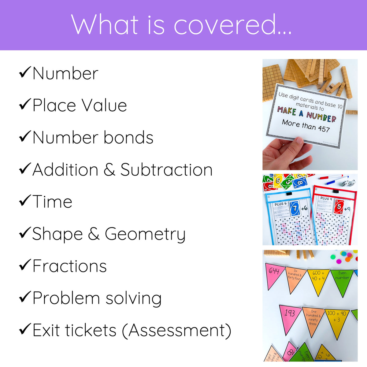 Grade 1 Math Essentials Mega Bundle - Games + Hands-on Activities