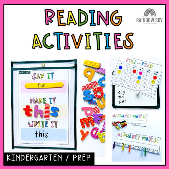 Kindergarten Reading Group Activities | Literacy Block