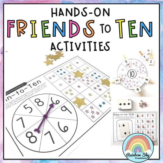 Friends of 10 Games | Addition and Subtraction Math Centers