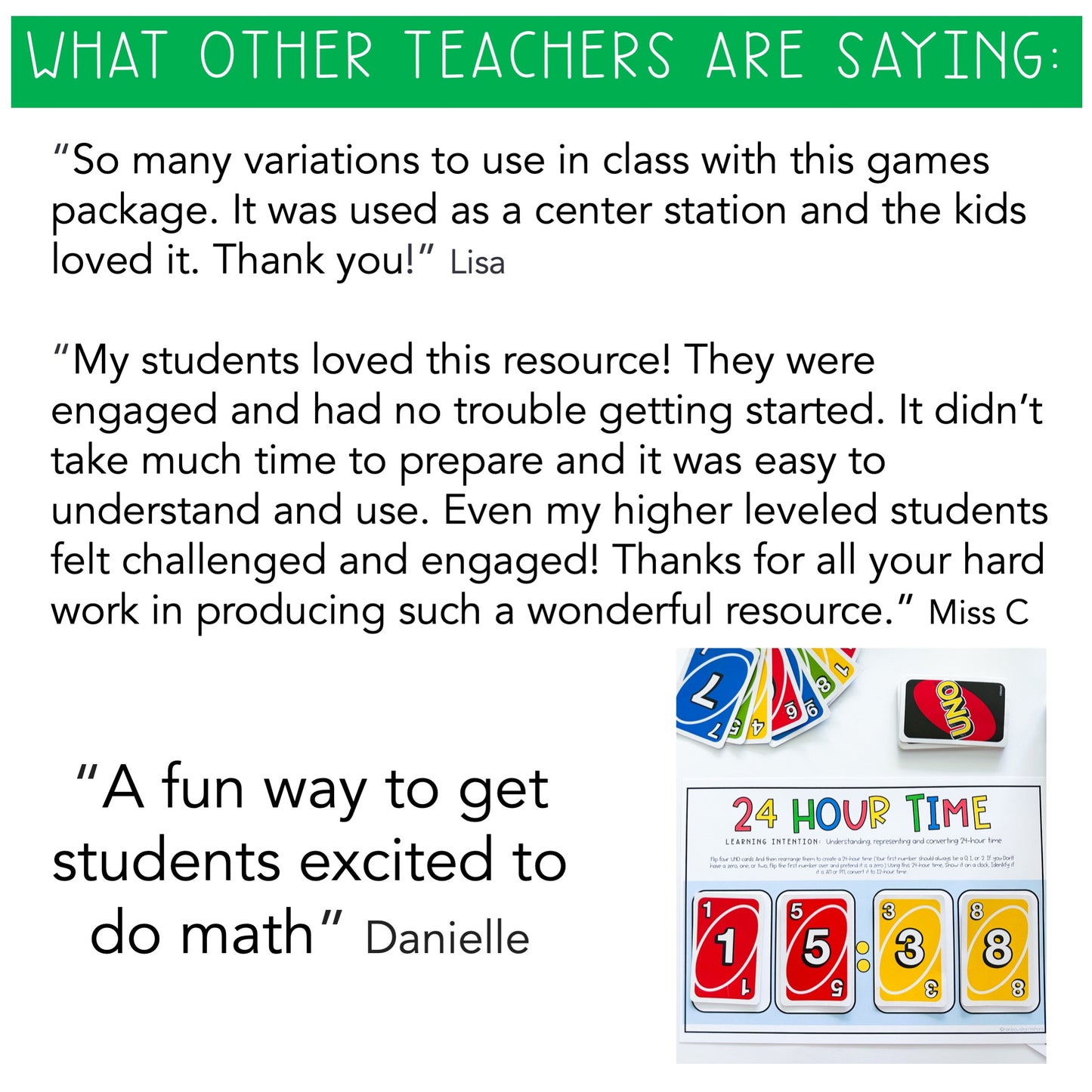 UNO Card Games - Grades 5-6 (VERSION 1)