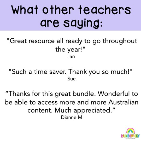 Australian Celebrations BUNDLE | Years 1-2