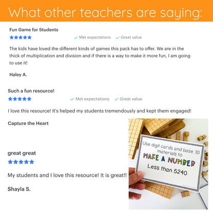 Grades 3 - 4 Math Essentials Mega Bundle - Games & Hands-on Activities