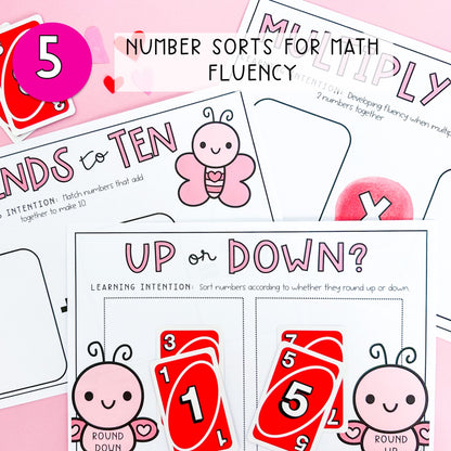 Valentine's Math BUNDLE | February Math Centres