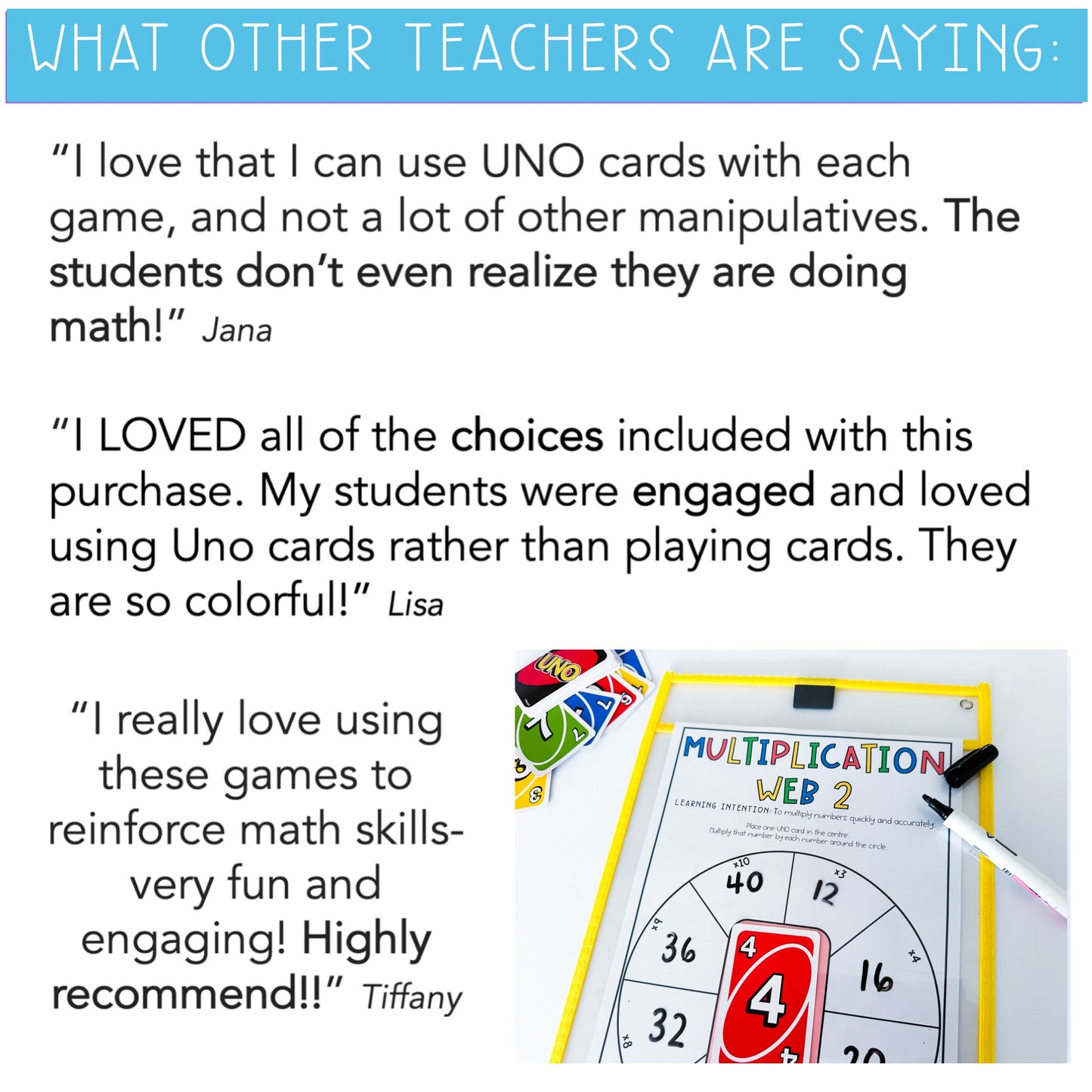 Uno Math Games Bundle - Kindergarten to Grade 6 (Version 4)