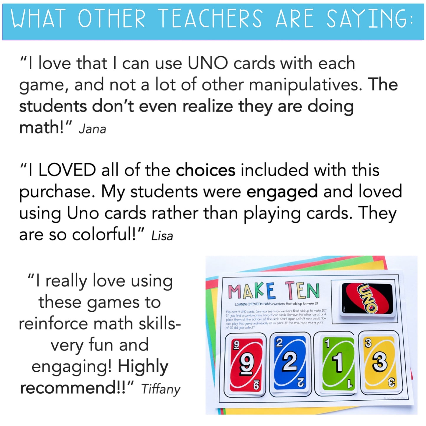 UNO Card Games BUNDLE | Kindergarten - Grade 6 [VERSION 3]