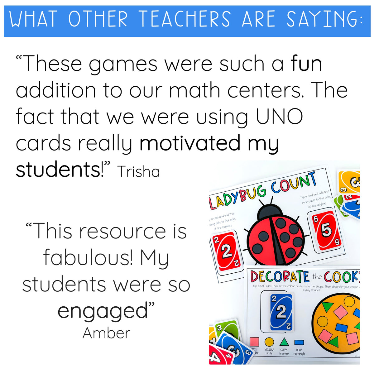 UNO Math Games BUNDLE - Preschool (Versions 1,2,3)