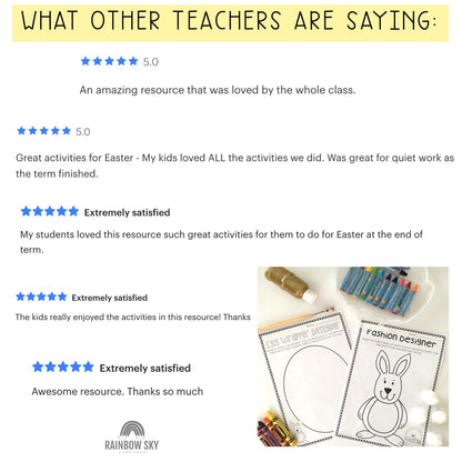 Easter Activity BUNDLE | Differentiated Easter Lessons Grades 1-2