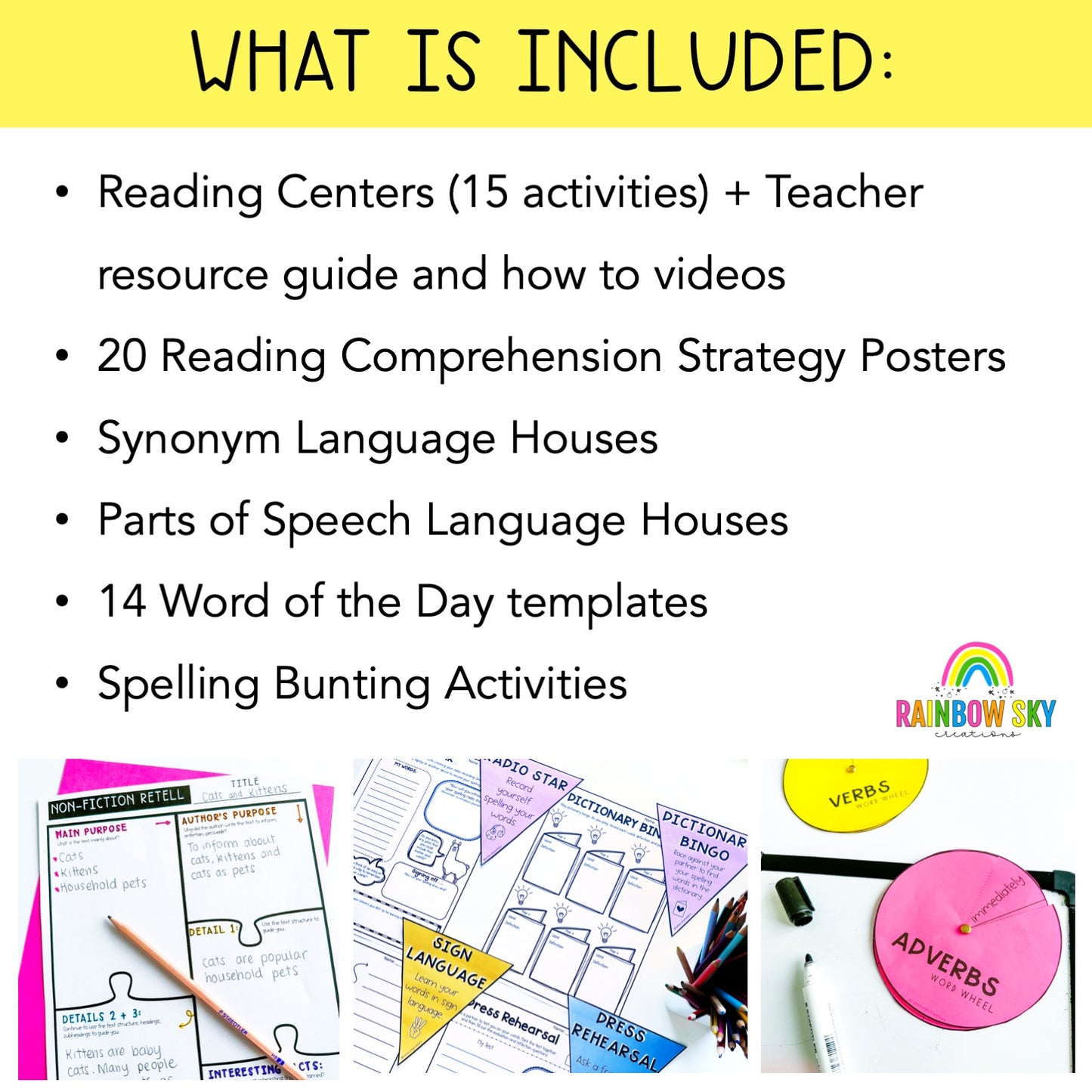 Reading Group Activities BUNDLE | Grades 3-4