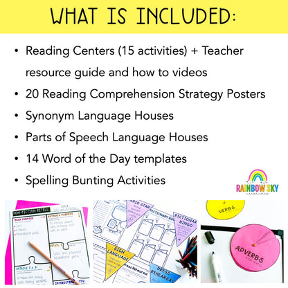 Reading Group Activities BUNDLE | Grades 3-4