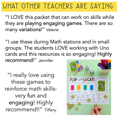UNO Card Games BUNDLE | Math Centres | Grades 3-4 [VERSIONS 1, 2 & 3]