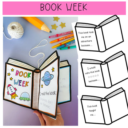 3D Seasonal Craft BUNDLE Year Long Bulletin Board Activities - Writing Activities