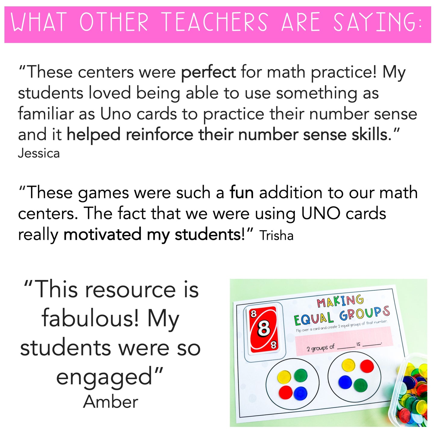 Uno Math Games BUNDLE - Kindergarten (Versions 1,2,3 & 4)