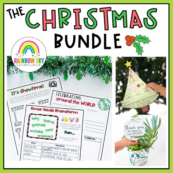 Christmas Activity BUNDLE | Kindergarten - Grade 6