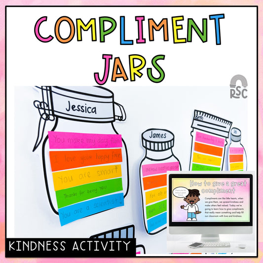 Compliment Jars Activity -  Compliment Kindness Craft