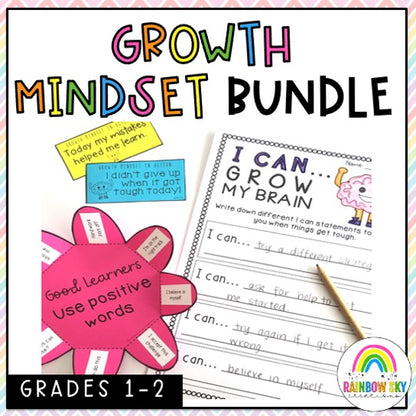 Growth Mindset BUNDLE | Growth Mindset Lessons | Grades 1-2