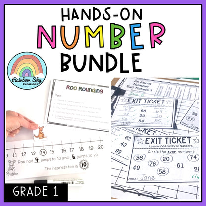 Hands-On Math BUNDLE | Math Centres | Grade 1