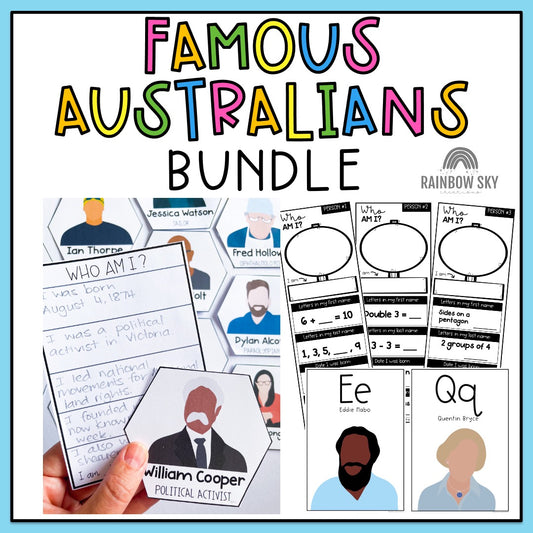 Famous Australian BUNDLE | Significant Australian Activities