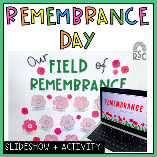 Remembrance Day Slideshow and Activity