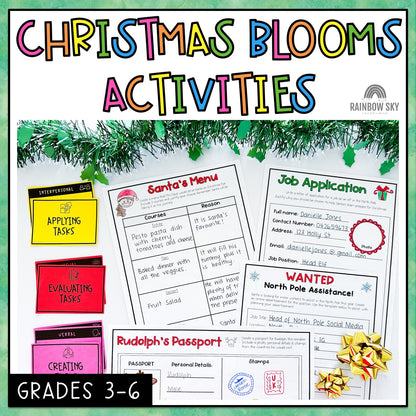 Christmas Activities | Creative Thinking Activities | Grades 3-6 [Digital & Printable]