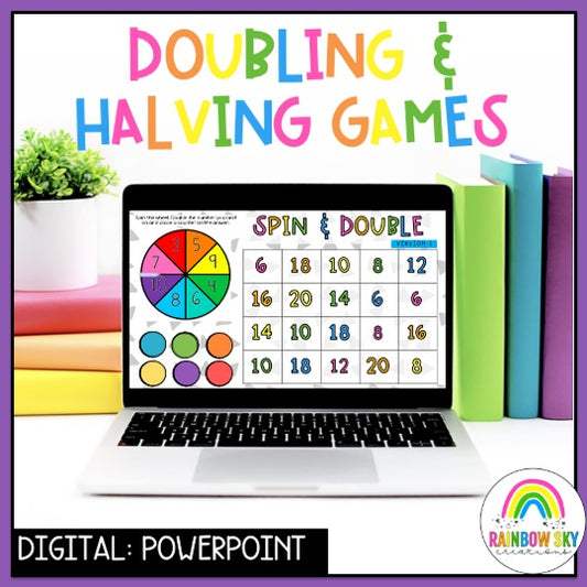 Doubling & Halving Games | Digital Maths Slides [Powerpoint Slides]