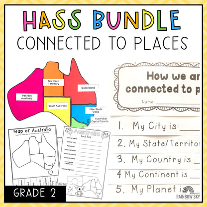 Geography Activities BUNDLE | Australian Curriculum | HASS | Year 2