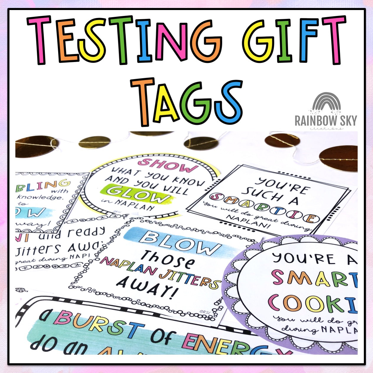 NAPLAN Testing Gift Tags