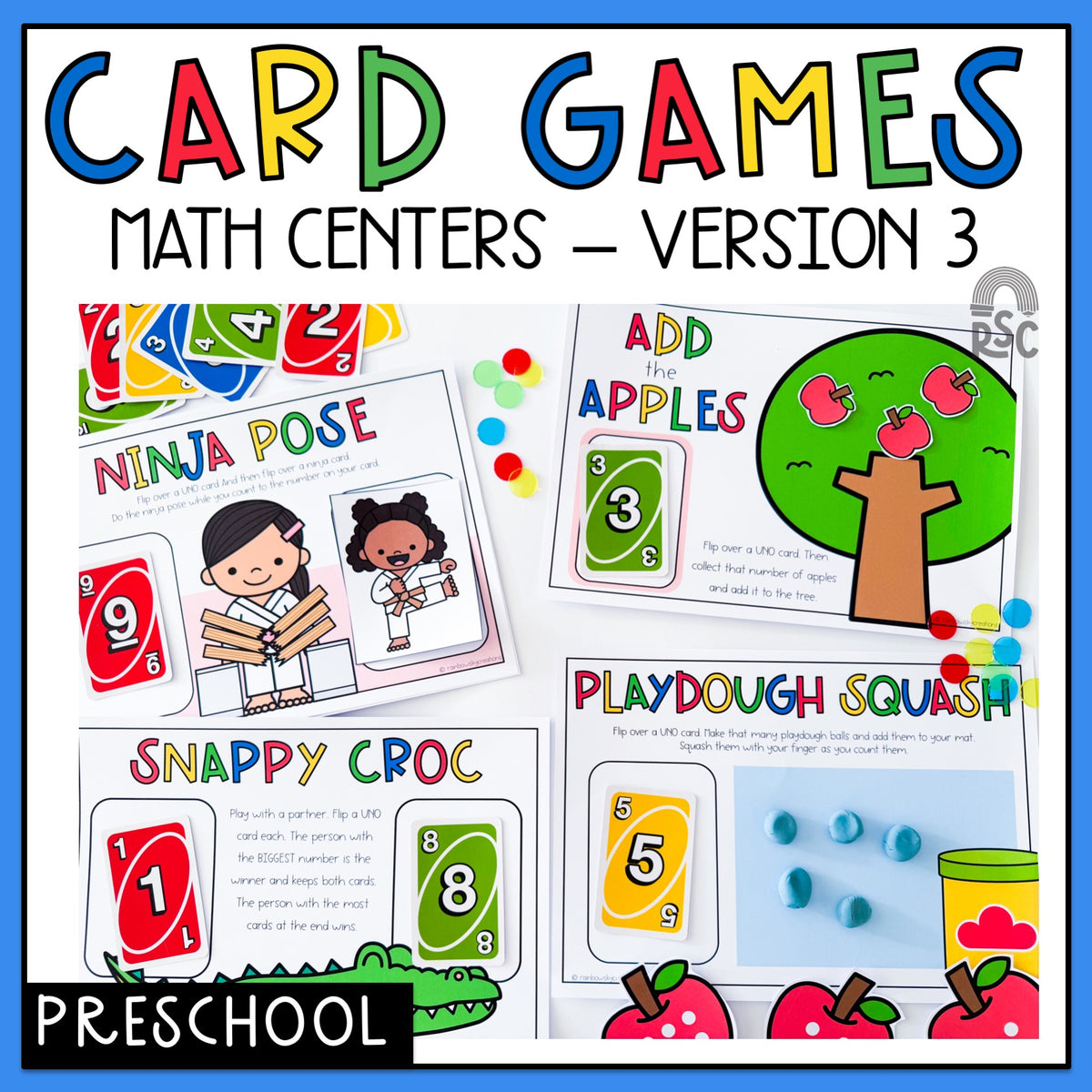 UNO Card Games - Preschool (Version 3)