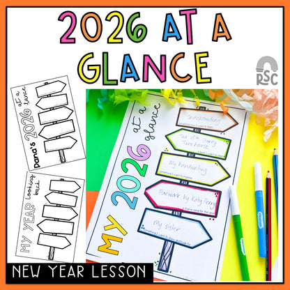 2026 At A Glance - New Year Reflection Activity