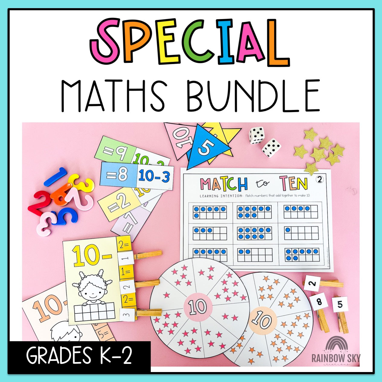 ⭐️ LIMITED OFFER⭐️  Maths Bundle for Kindy - Grade 2