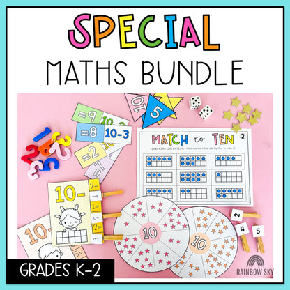 ⭐️ LIMITED OFFER⭐️  Maths Bundle for Kindy - Grade 2